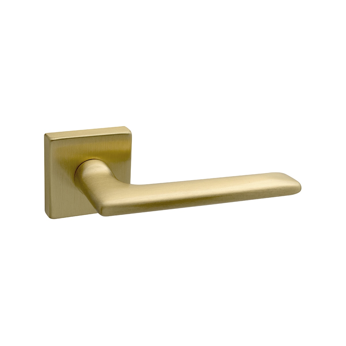 Juego Manilla Roseta Cuadrada 50 x 133 x 59 mm Latón mate-1