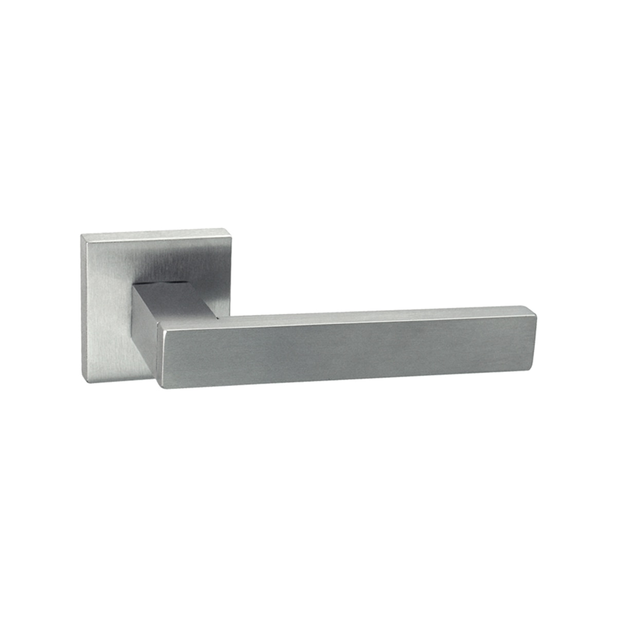 Juego Manilla Roseta Cuadrada 50 x 135 x 58 mm Cromo satinado-1