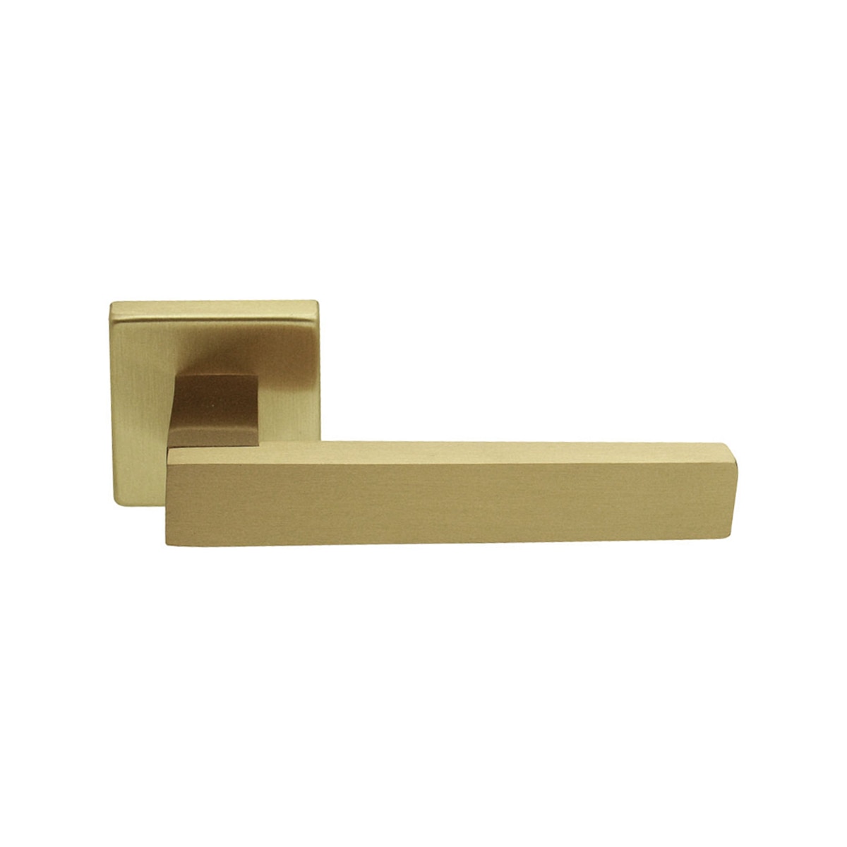 Juego Manilla Roseta Cuadrada 50 x 135 x 58 mm Latón mate-1