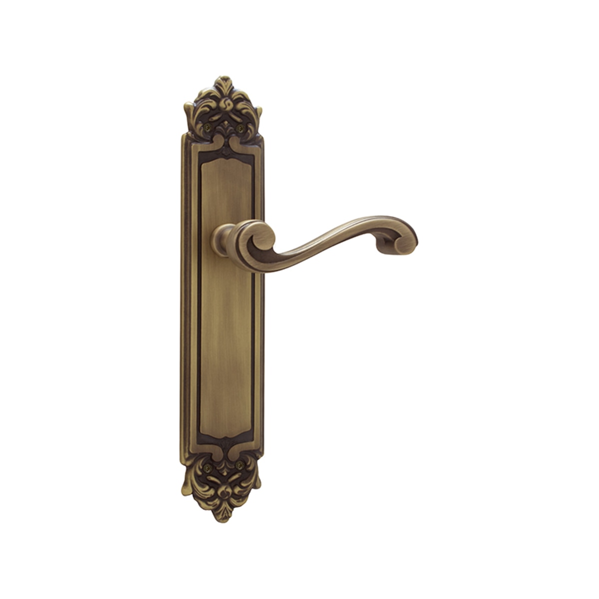 Juego Manilla Con Placa 290 x 125 x 70 mm Cuero Inglés-1