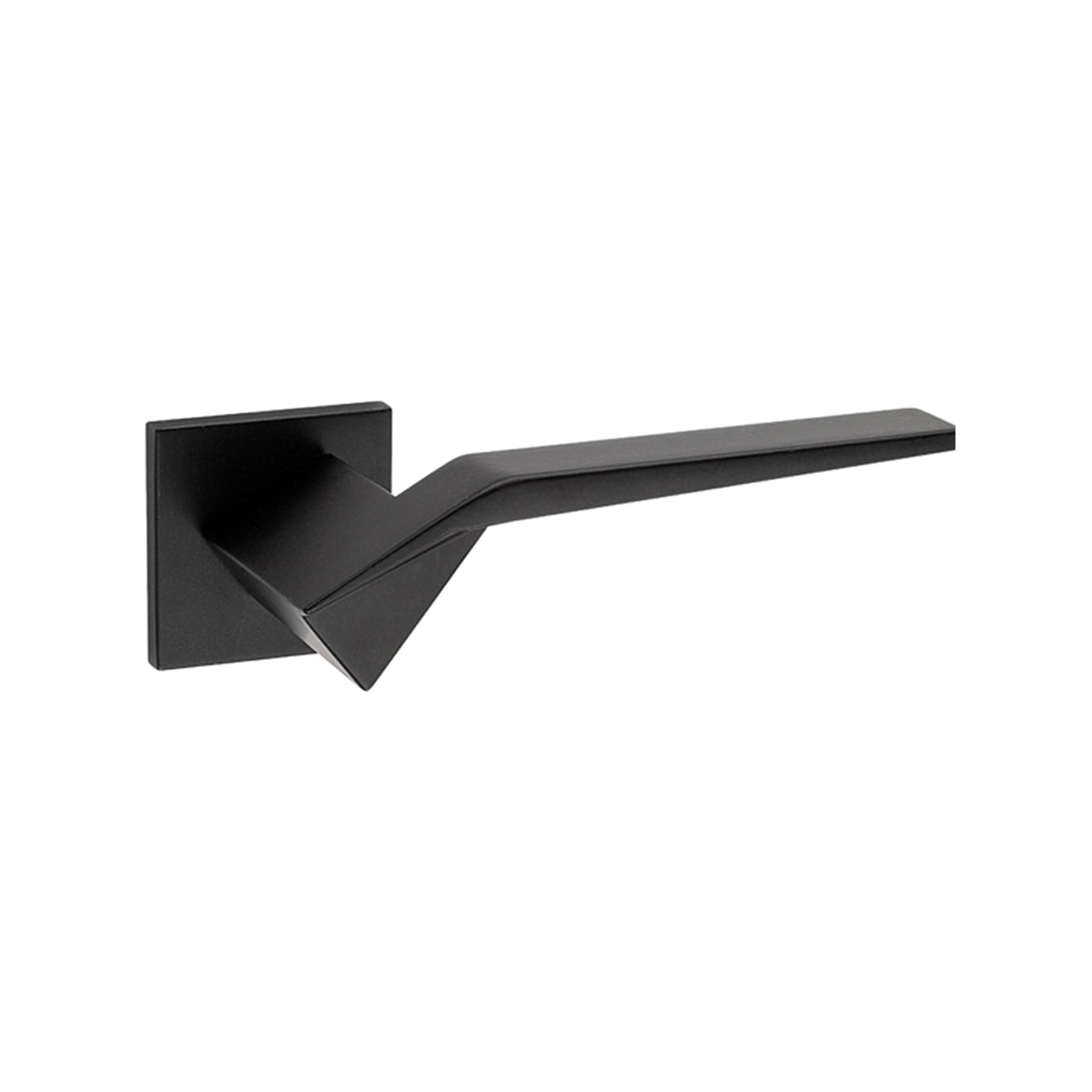 Juego Manilla Roseta Cuadrada 50 x 150 x 56 mm Negro-1