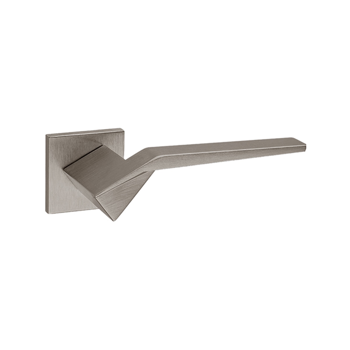Juego Manilla Roseta Cuadrada 50 x 150 x 56 mm Níquel Mate-1