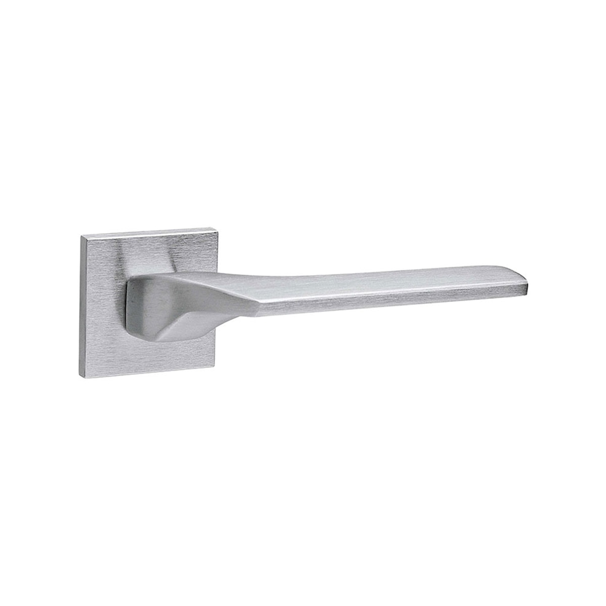 Juego Manilla Roseta Cuadrada 50 x 144 x 57 mm Cromo satinado-1
