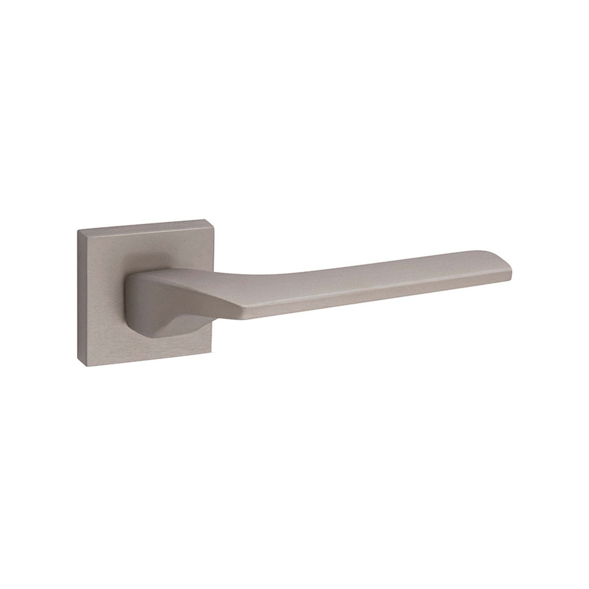 Juego Manilla Roseta Cuadrada 50 x 144 x 57 mm Níquel mate opaco-1