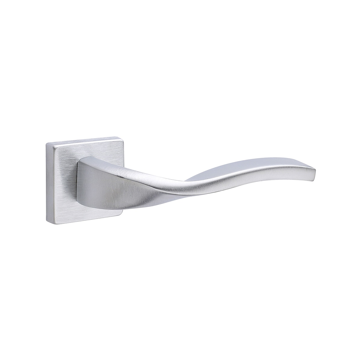 Juego Manilla Roseta Cuadrada 50 x 152 x 65 mm Cromo satinado-1