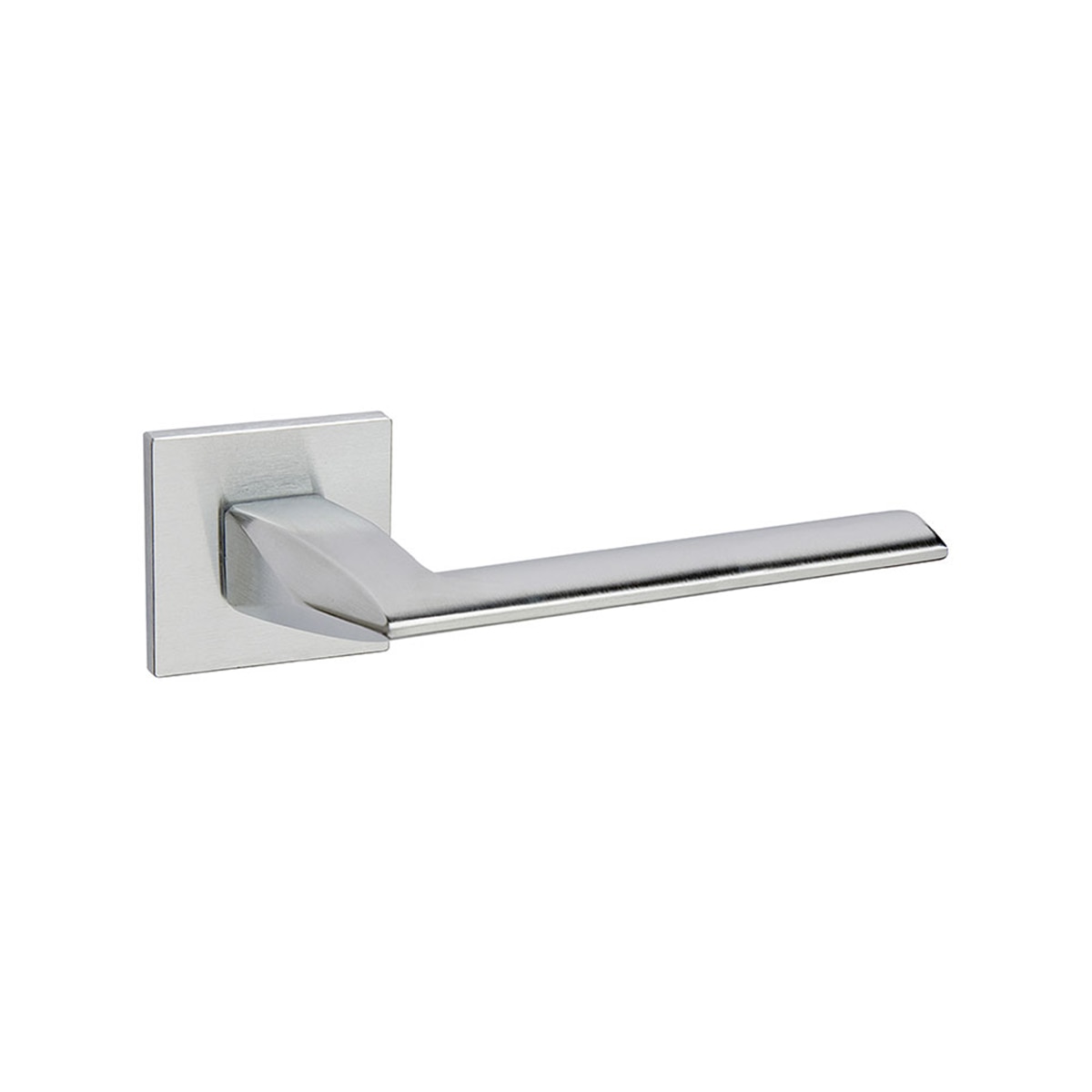 Juego Manilla Roseta Cuadrada 50 x 145 x 55 mm Cromo satinado-1