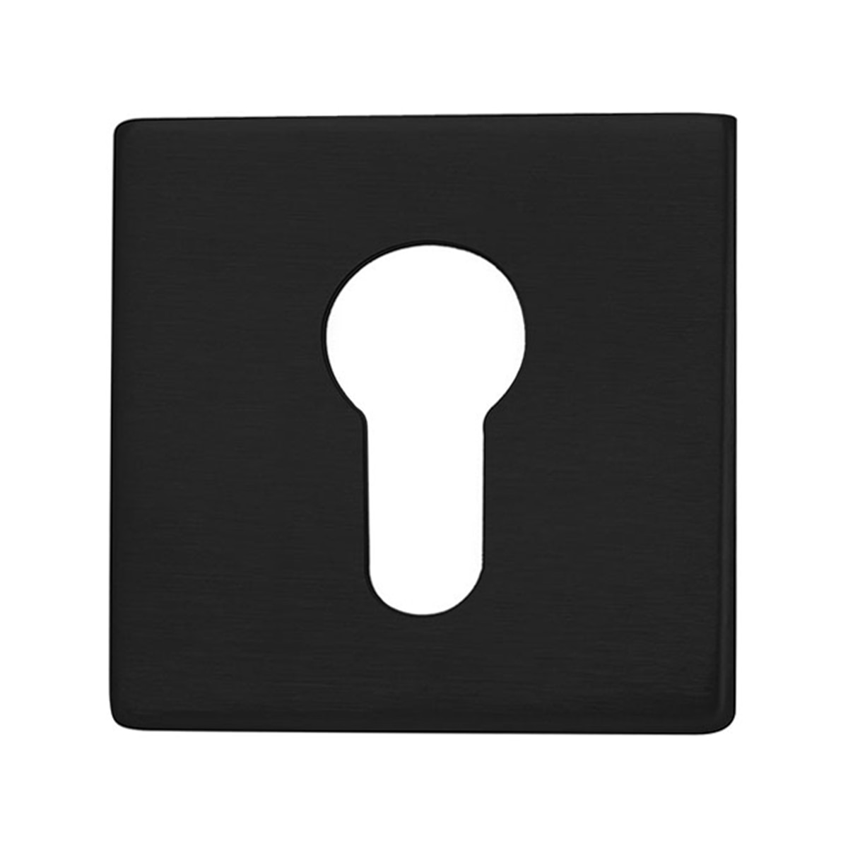 Roseta Cuadrada Bocallave Yale 50 x 50 x 5 mm Negro-1