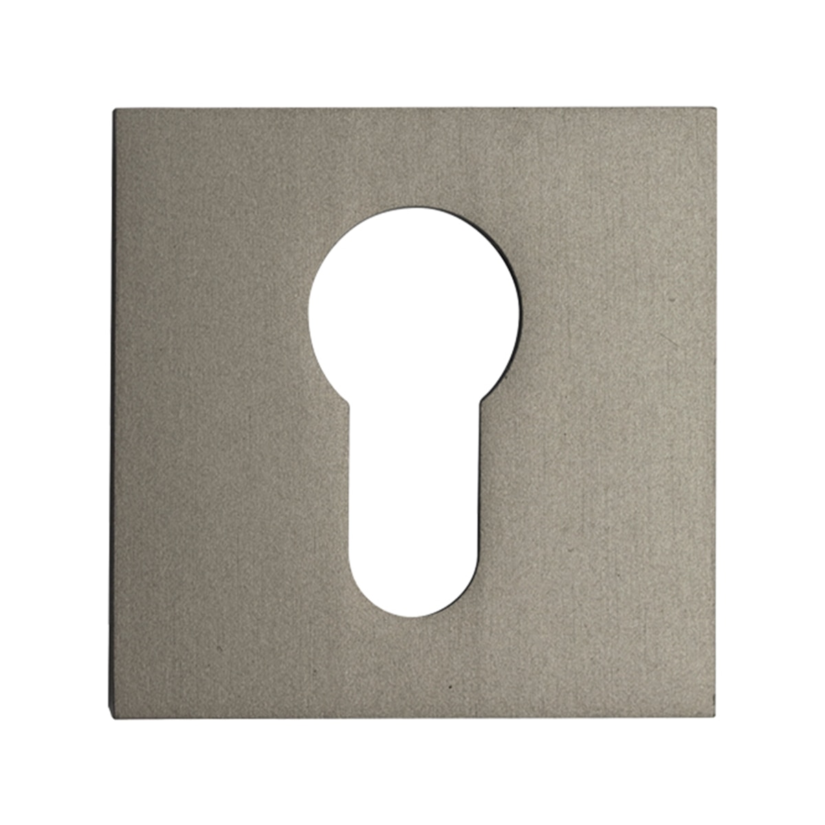 Roseta Cuadrada Bocallave Yale 50 x 50 x 5 mm Níquel mate opaco-1