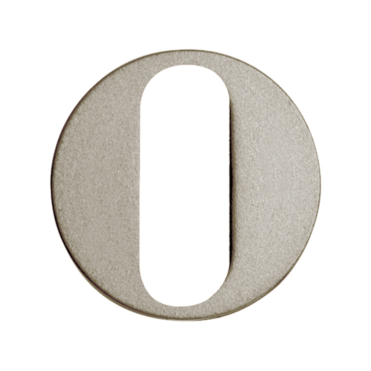 Roseta Mini Bocallave Oval Ø 25 x 2 mm Níquel mate opaco-1