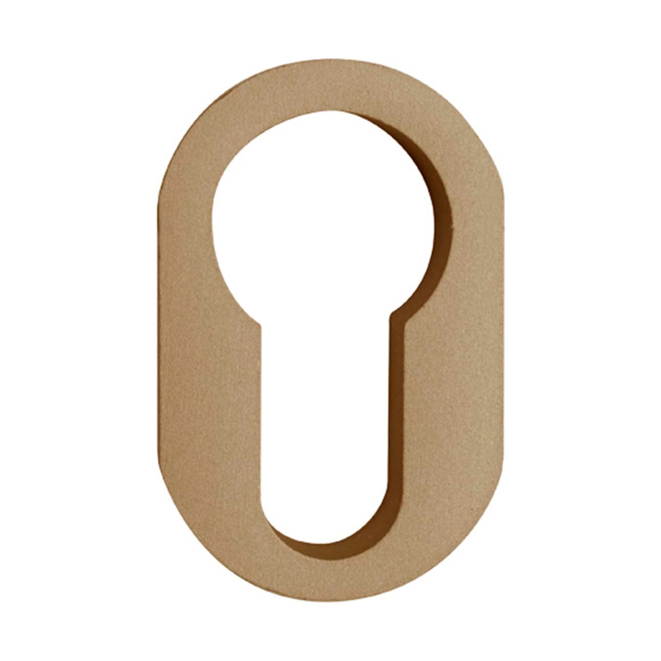 Imagen 0 de Roseta Mini Bocallave Yale 40 x 25 x 2 mm