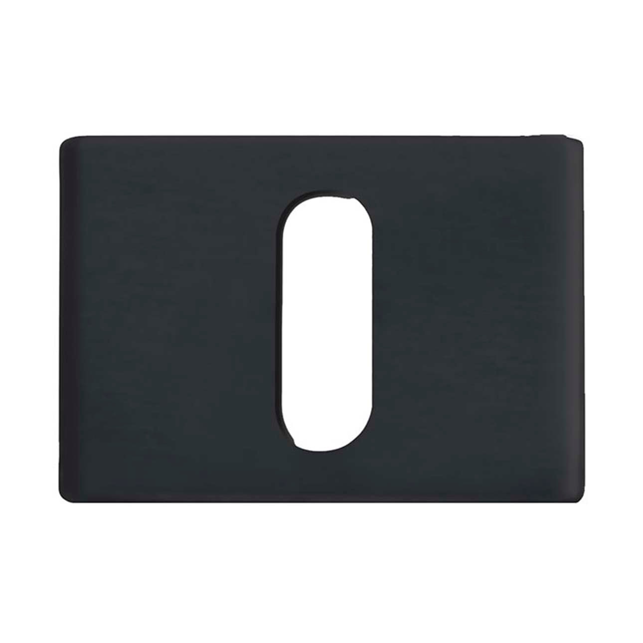 Roseta Rectangular Bocallave Oval 35 x 52 x 10 mm Negro-1