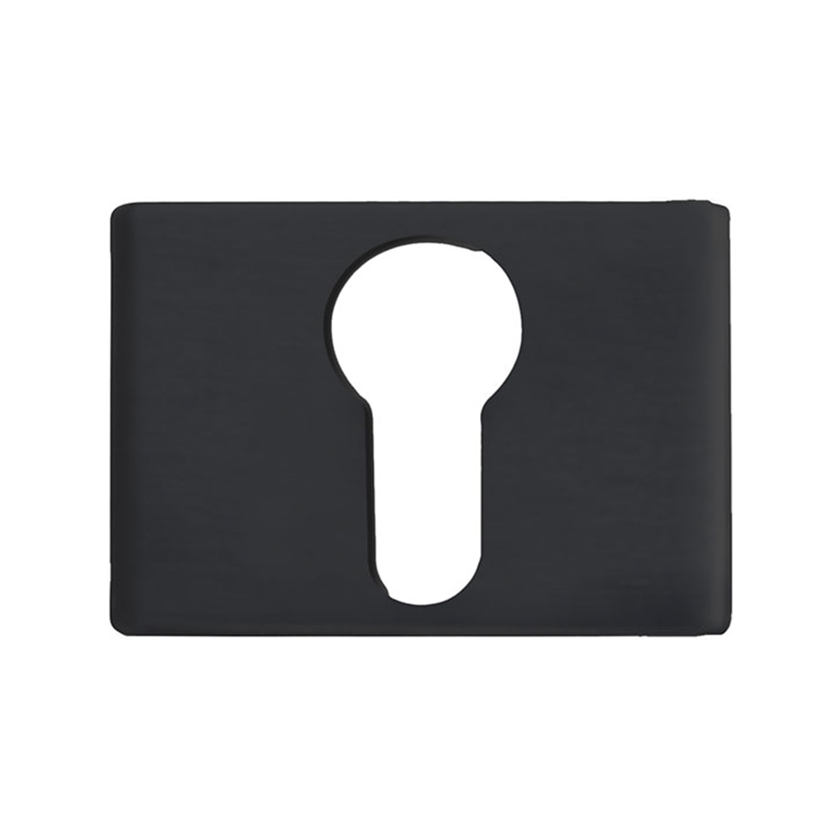Roseta Rectangular Bocallave Yale 35 x 52 x 10 mm Negro-1