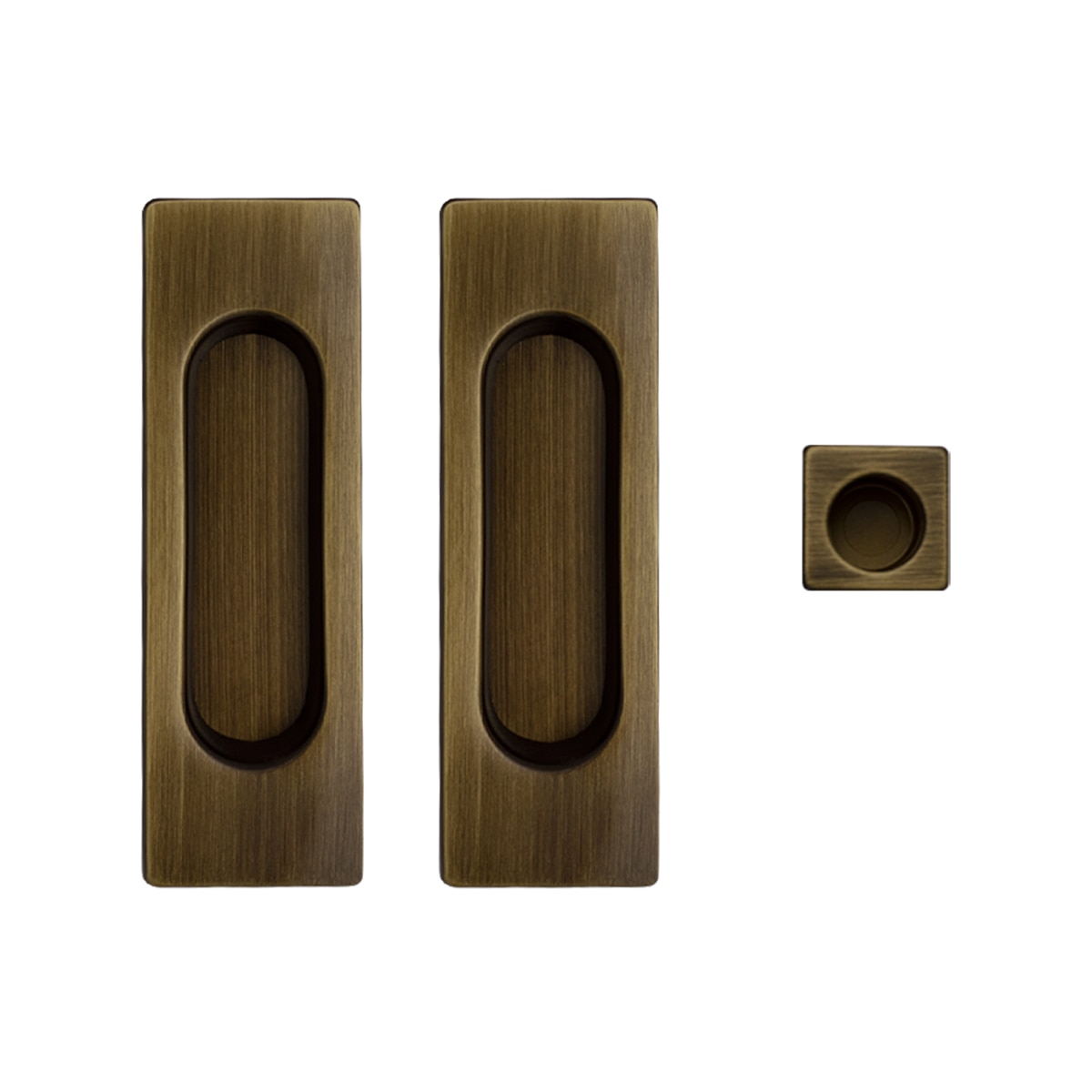 Imagen 0 de Kit Puertas Correderas Embutir Rectangular  30 Ø - 125 x 21 mm