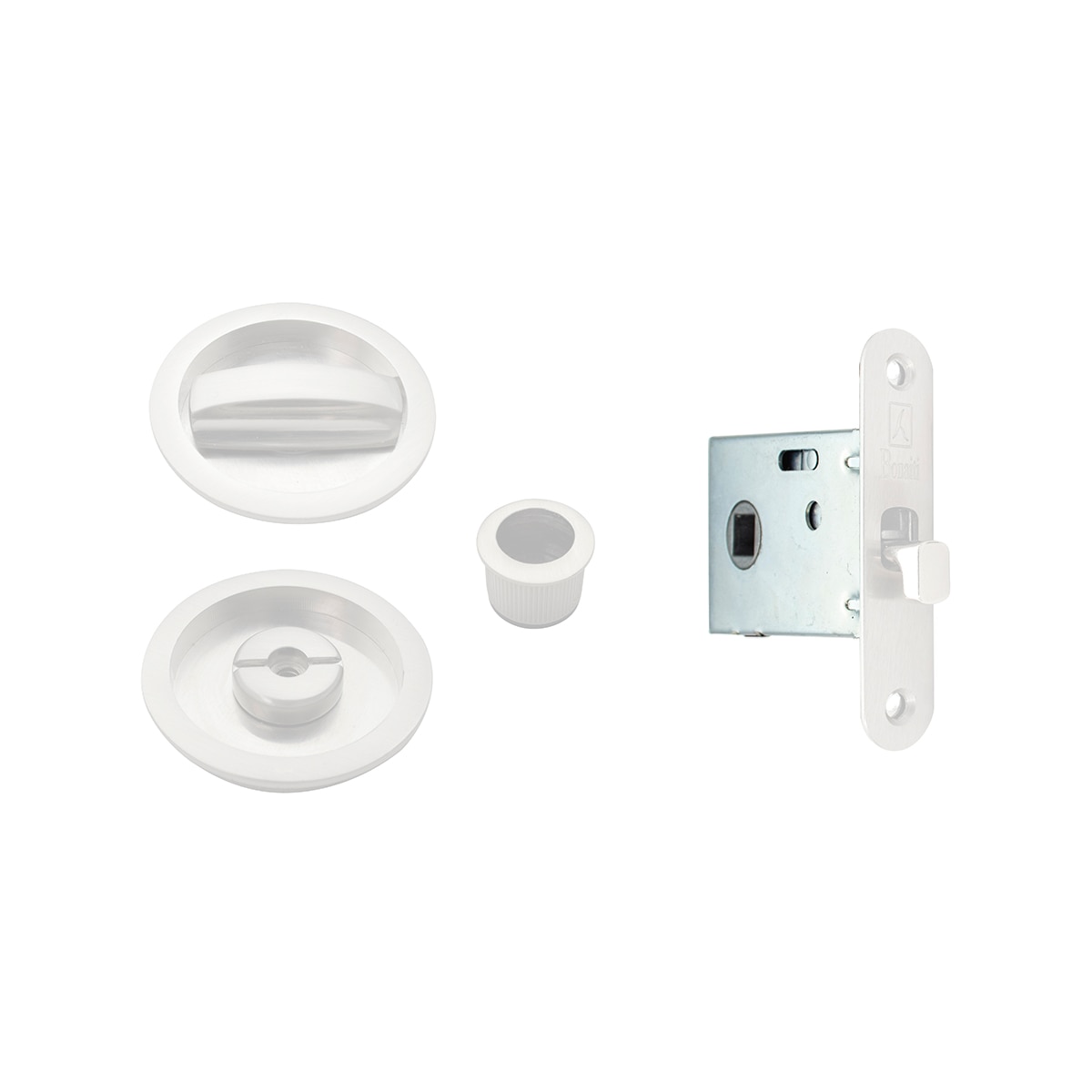 Imagen 0 de Kit Puertas Correderas Embutir Redondo  56 Ø - 85 x 17 mm