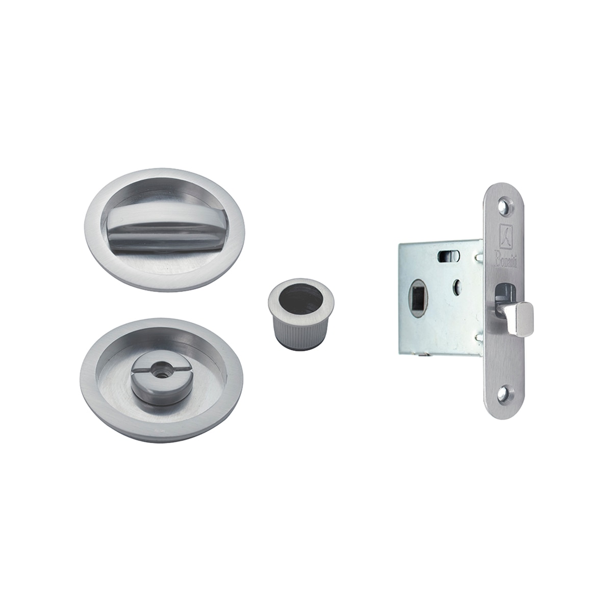 Imagen 0 de Kit Puertas Correderas Embutir Redondo  56 Ø - 85 x 17 mm