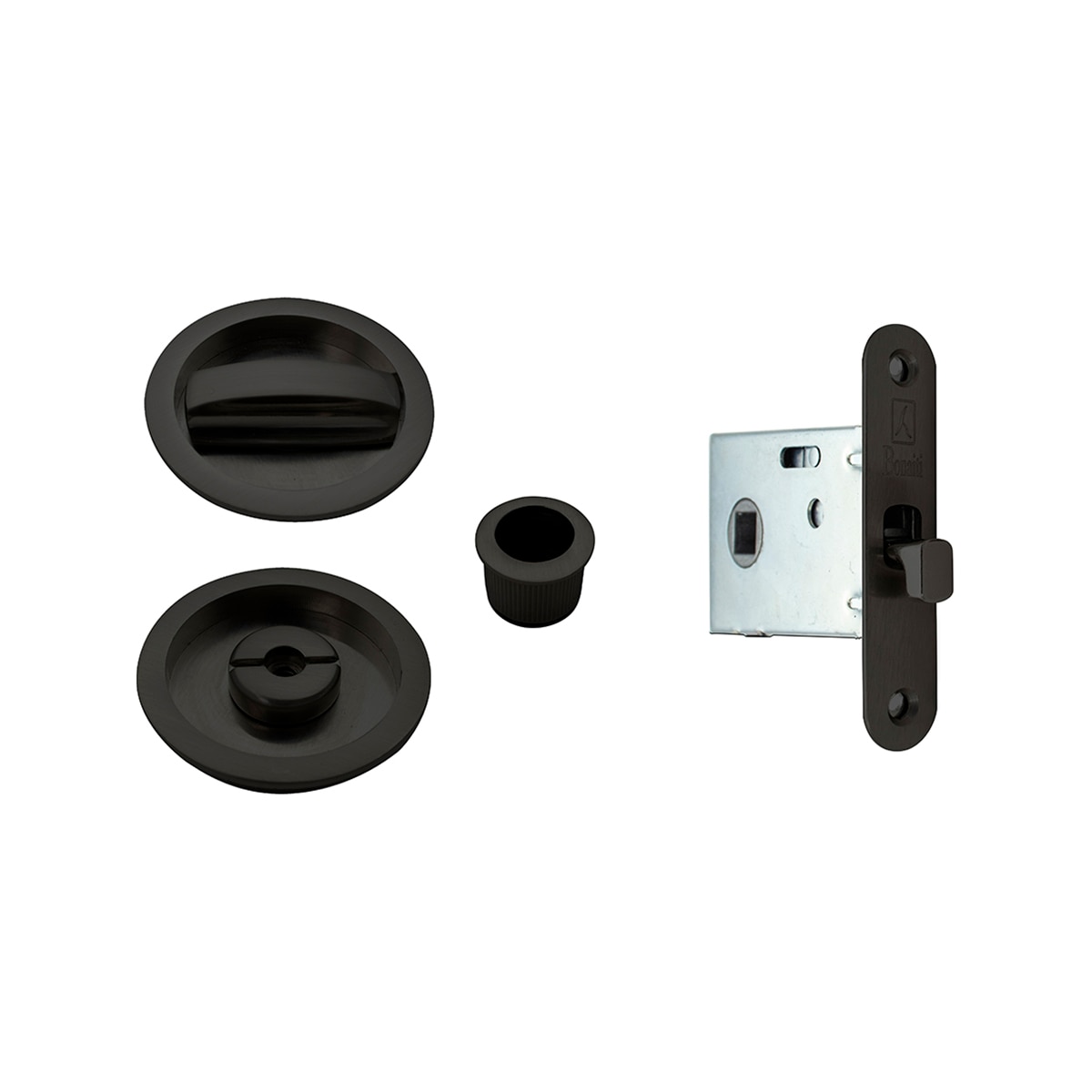 Imagen 0 de Kit Puertas Correderas Embutir Redondo  56 Ø - 85 x 17 mm