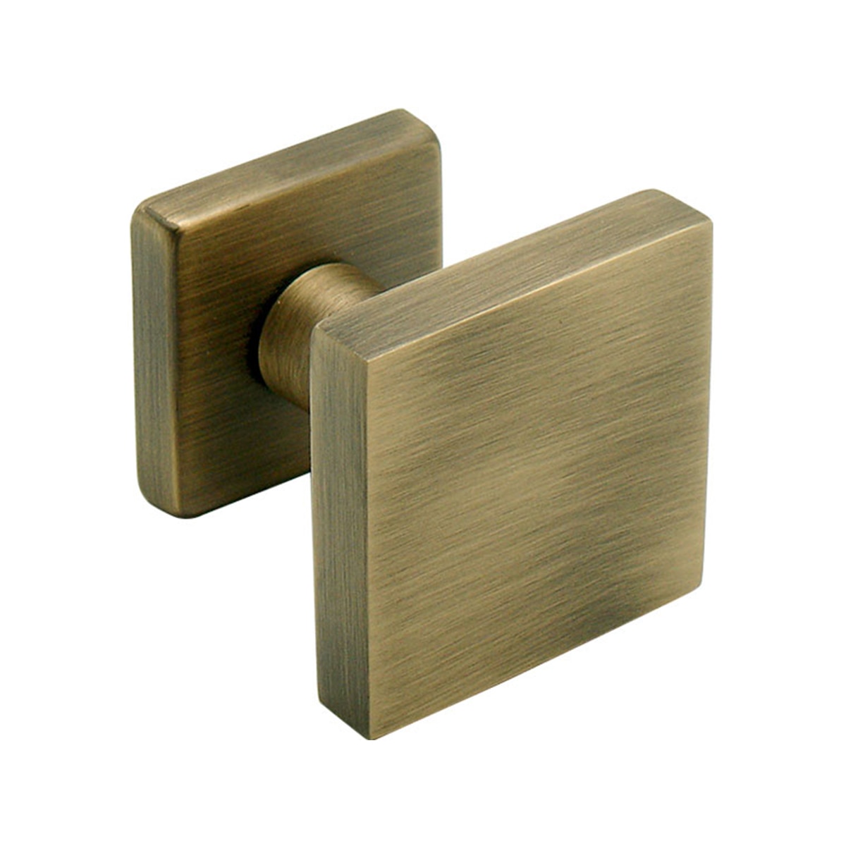Pomo Puerta de Entrada  67 x 67 x 64 mm Cuero Inglés-1