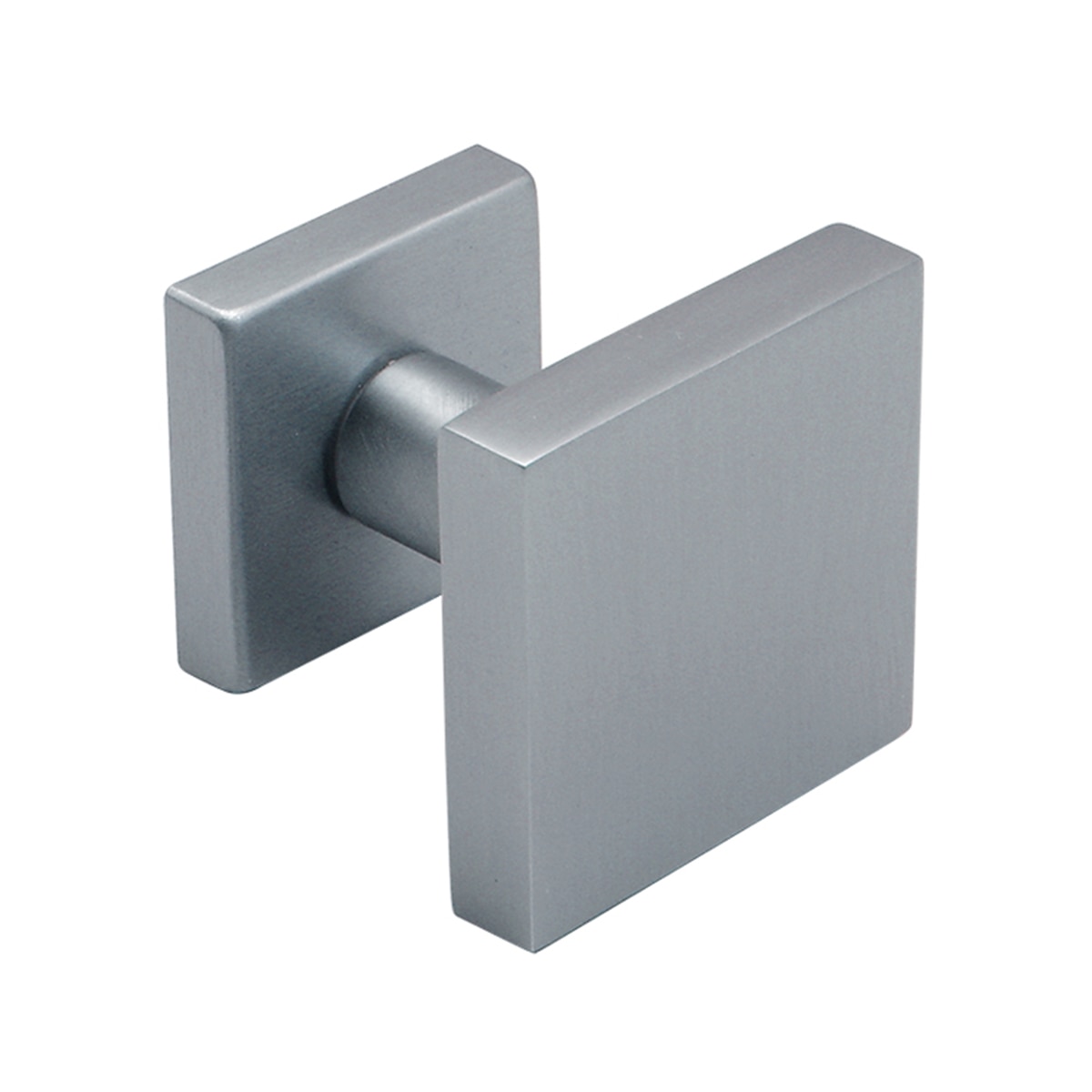 Pomo Puerta de Entrada 67 x 67 x 64 mm Cromo satinado-1