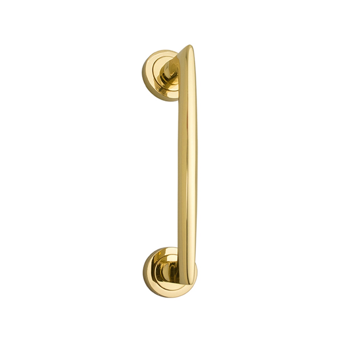 Tirador Puerta Paso Roseta Redonda  225 x 50 x 62 mm Pulido-1