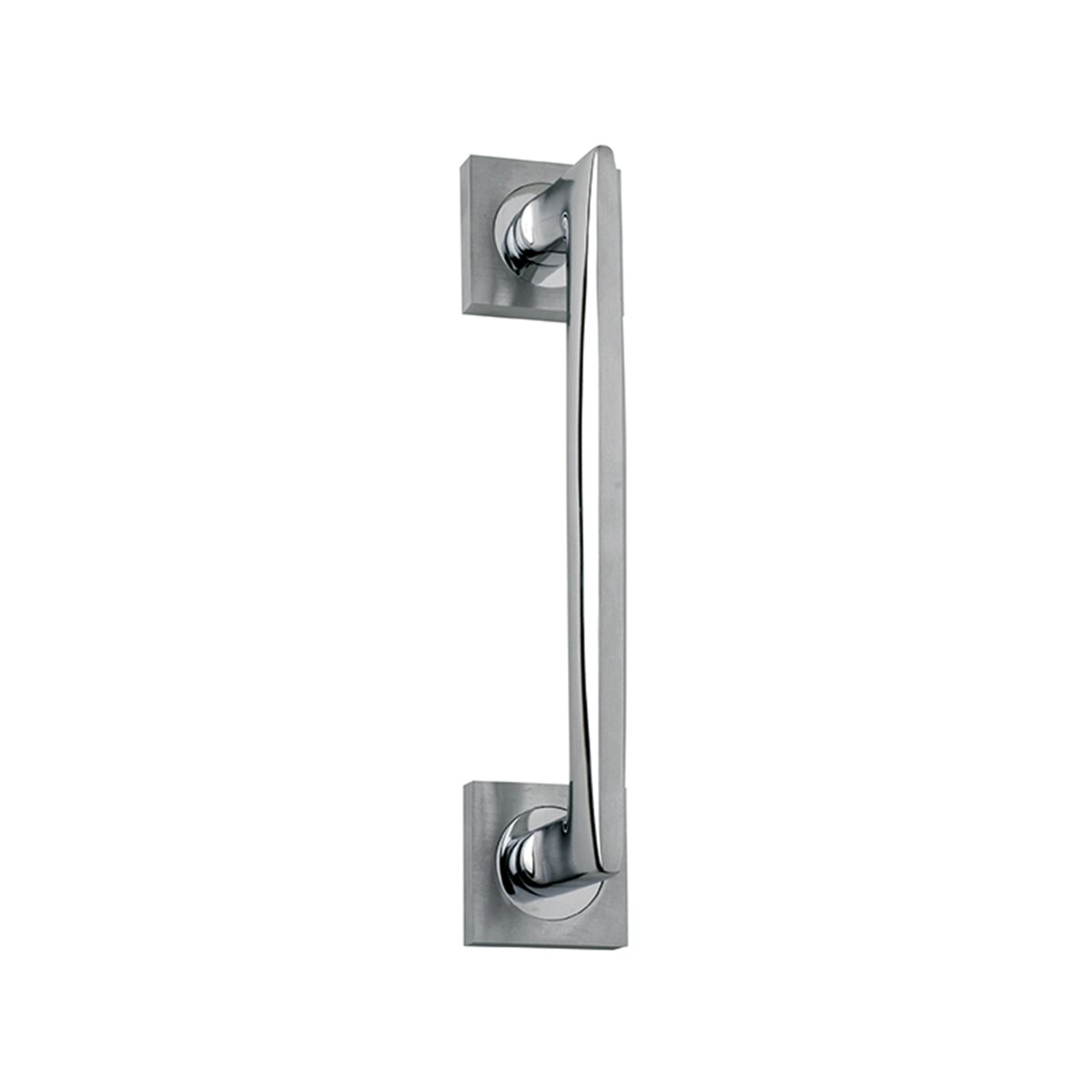 Imagem 0 de Puxador para Porta de Passagem com Roseta Quadrada 225 x 50 x 62 mm