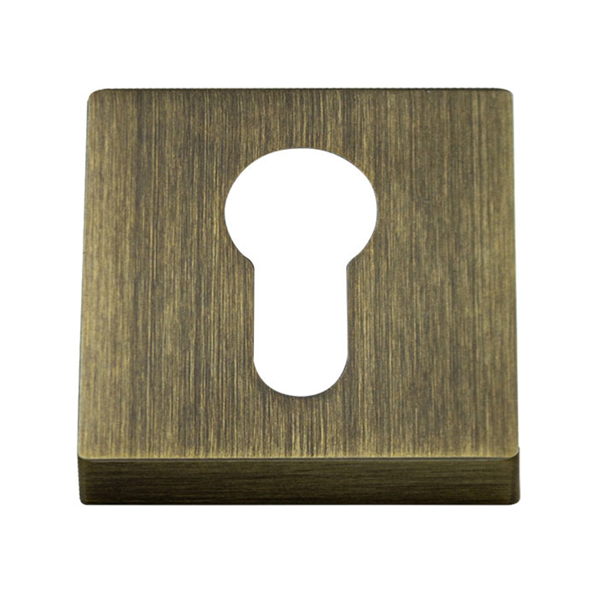 Roseta Cuadrada Bocallave Yale  50 x 50 x 10 mm Cuero Inglés-1