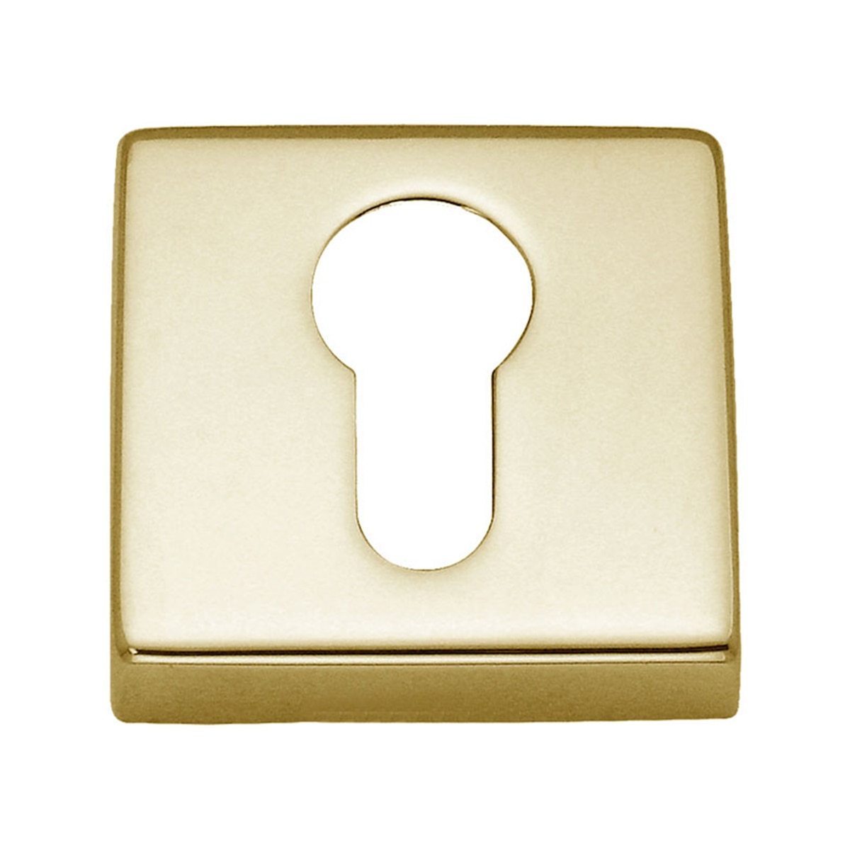 Roseta Cuadrada Bocallave Yale  50 x 50 x 10 mm Pulido-1