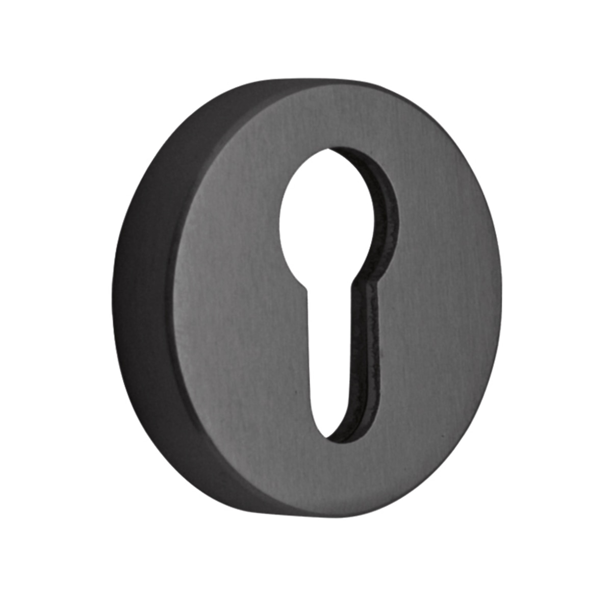 Roseta Redonda Bocallave Yale 50 x 10 mm Antracita-1