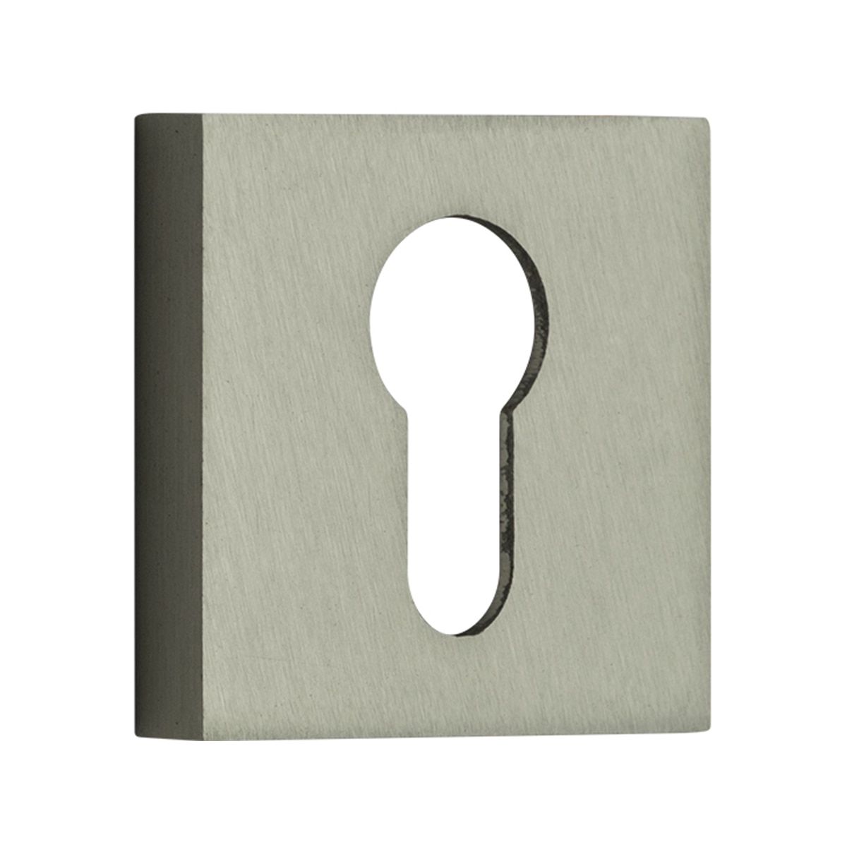 Roseta Cuadrada Bocallave Yale 50 x 50 x 10 mm Cromo satinado-1