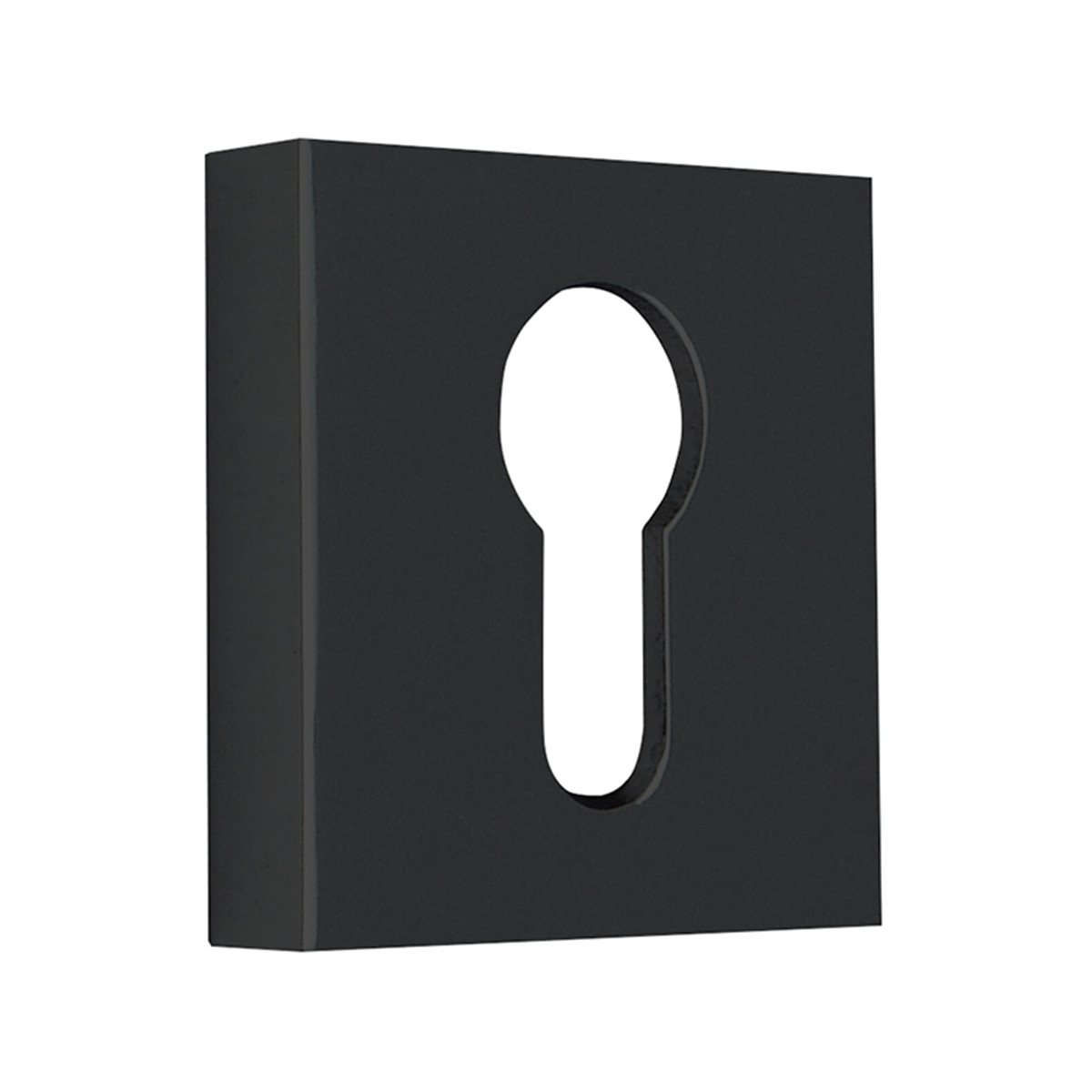 Roseta Cuadrada Bocallave Yale 50 x 50 x 10 mm Negro-1