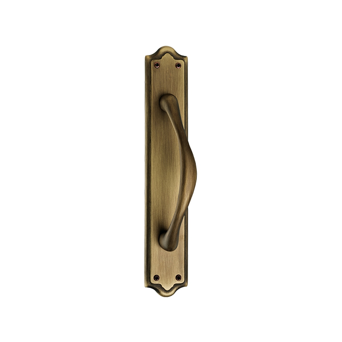Tirador Puerta Paso con Placa  280 x 50 x 45 mm Cuero Inglés-1
