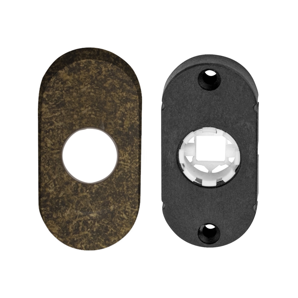 Roseta Decorativa Oval 60 x 30 x 10 mm Anticato-1