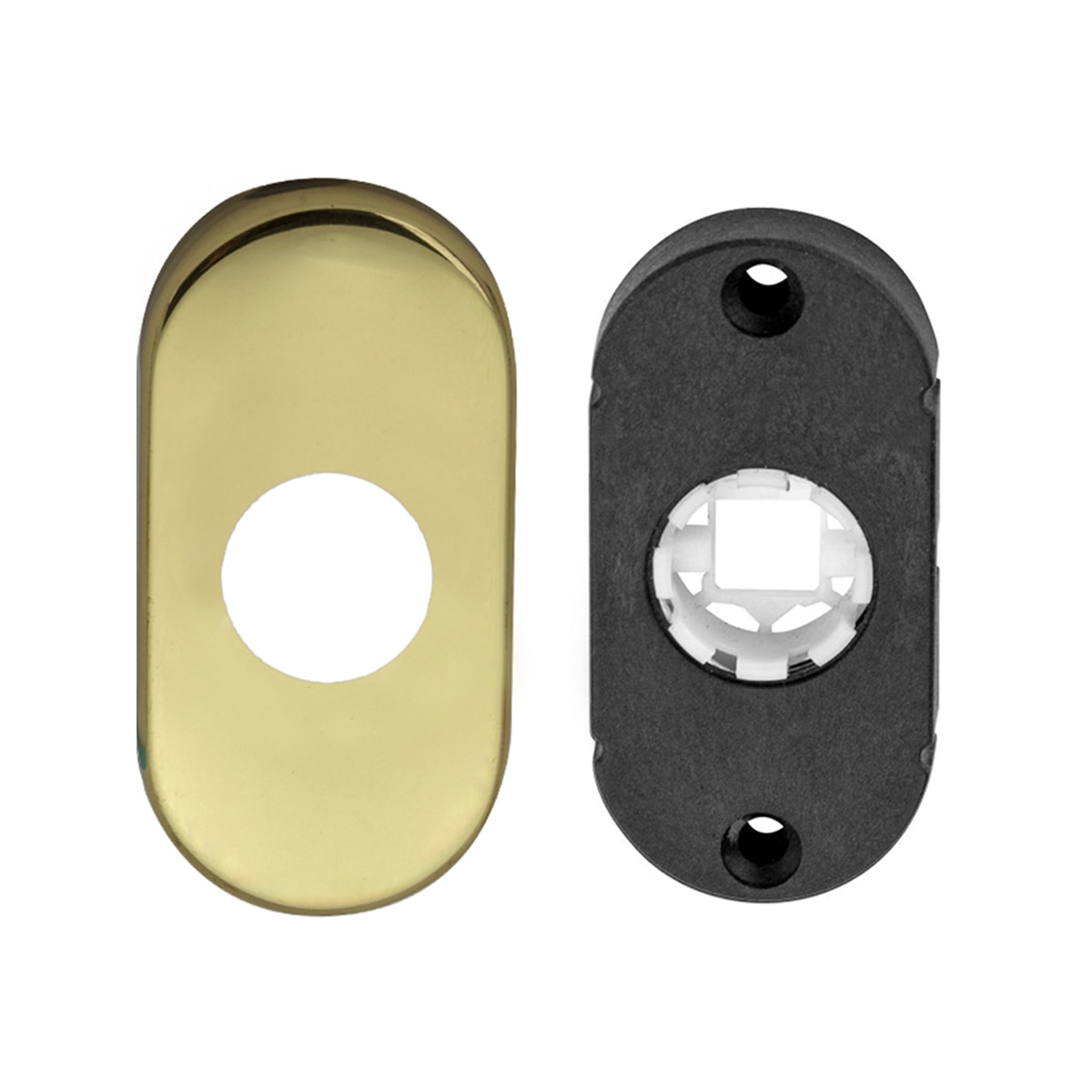 Roseta Decorativa Oval 60 x 30 x 10 mm Pulido-1
