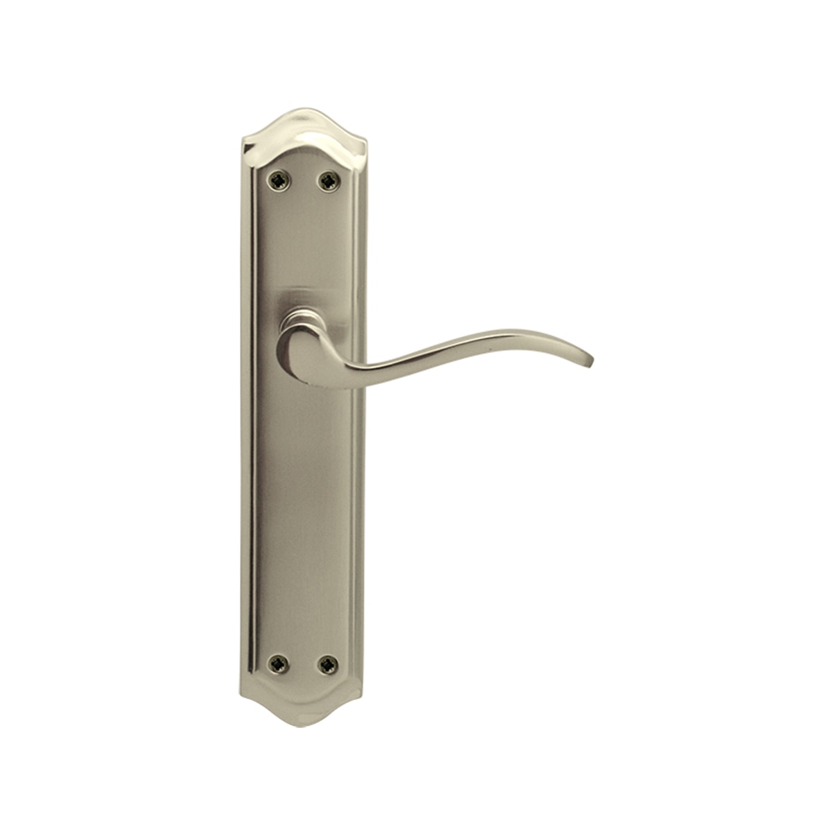 Juego Manilla con Placa 256 x 120 x 55 mm Níquel Mate-1