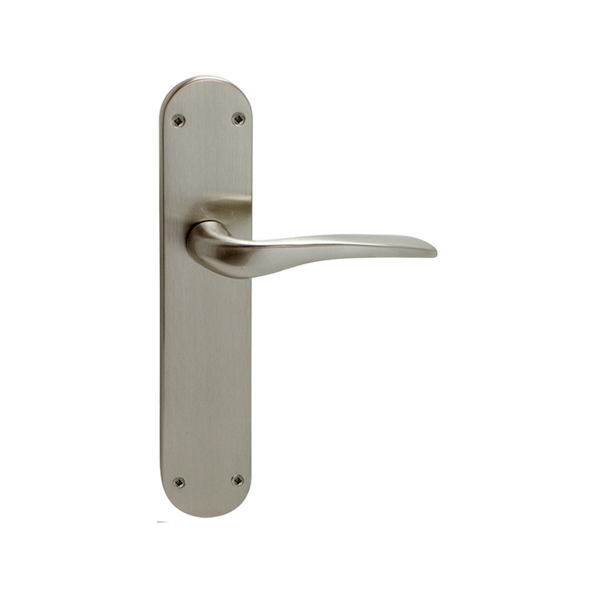 Juego Manilla de Placa 280 x 135 x 60 mm Níquel Mate-1