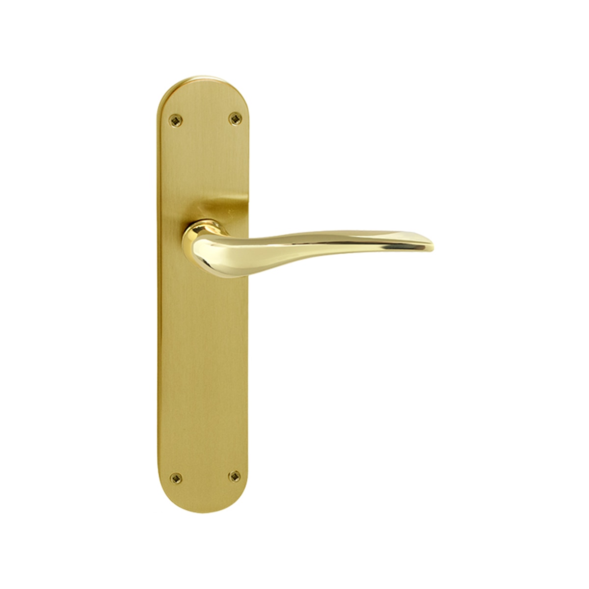 Juego Manilla de Placa 280 x 135 x 60 mm Dorado Pulido Satinado-1