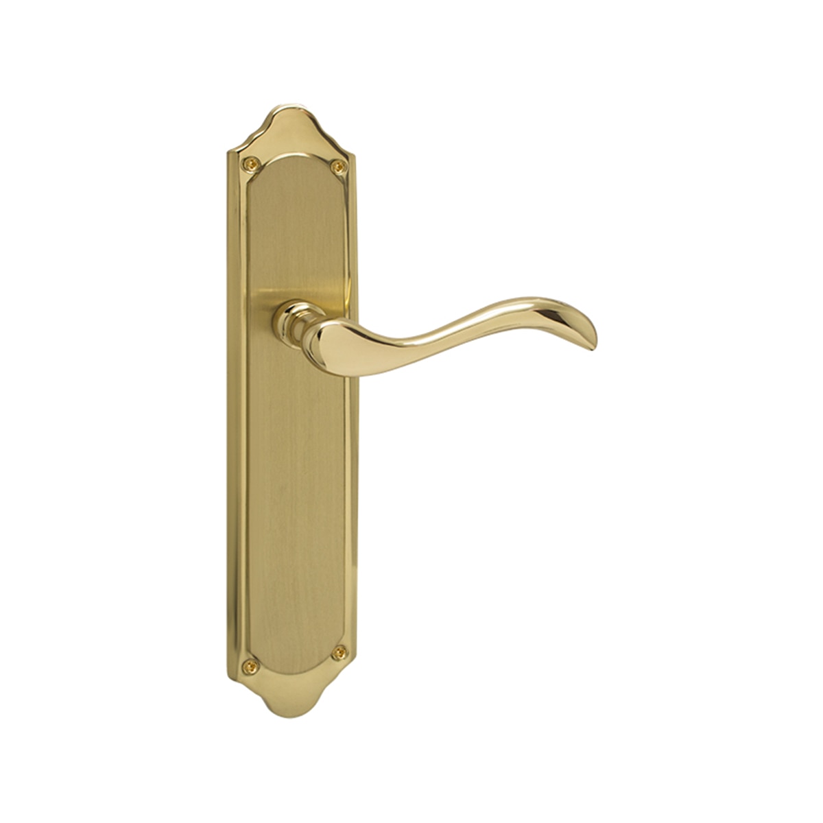Juego Manilla de Placa 283 x 137 x 61 mm Dorado Pulido Satinado-1