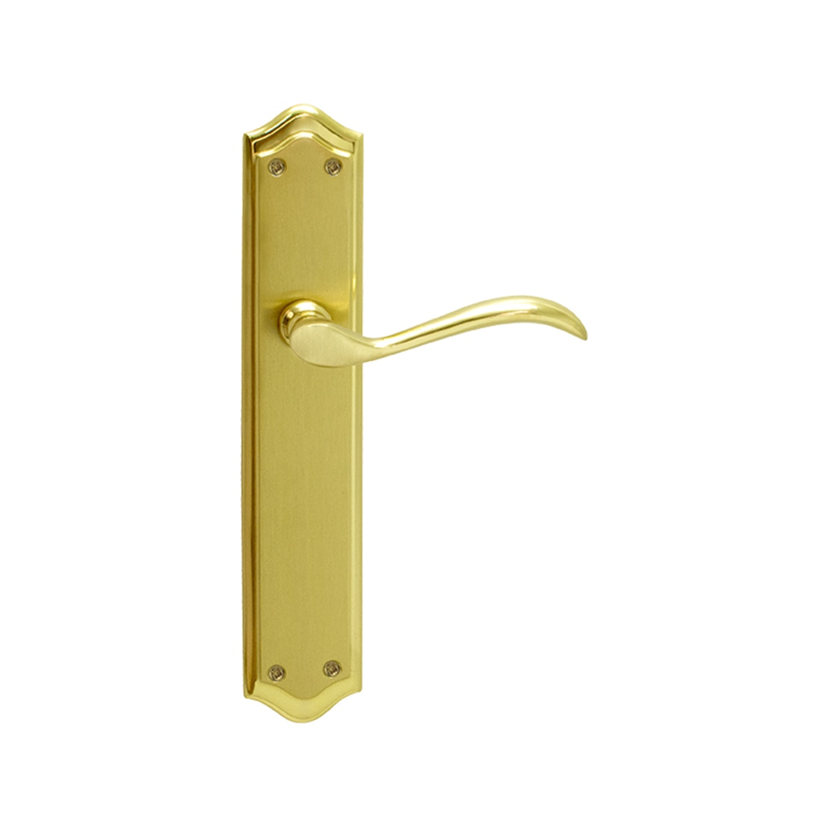 Juego Manilla de Placa 270 x 132 x 60mm Dorado Pulido Satinado-1