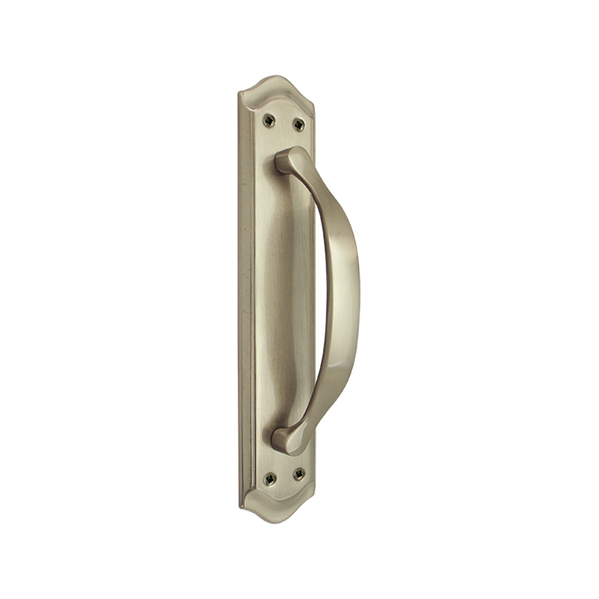 Tirador de Placa para Puertas Interior 256 x 49 x 48 mm Níquel Mate-1