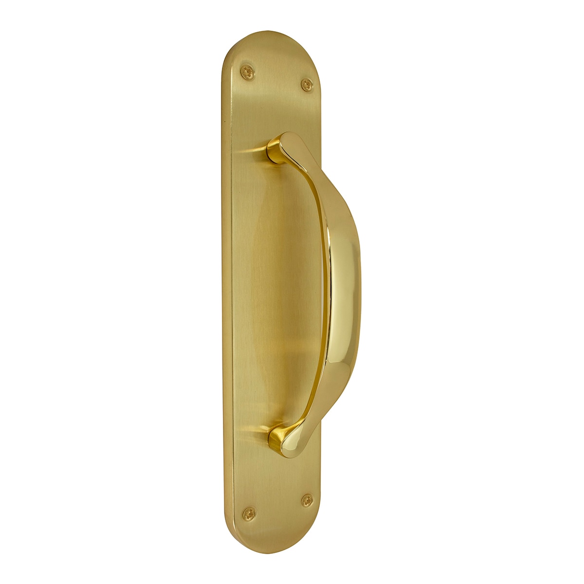Tirador de Placa para Puertas Interior 280 x 55 x 48 mm Dorado Pulido Satinado-1