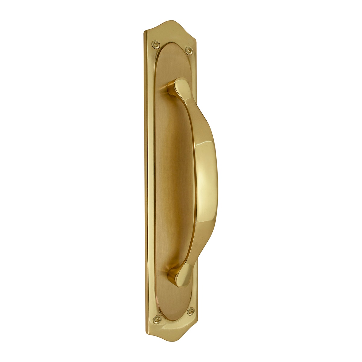 Tirador de Placa para Puertas Interior 280 x 50 x 48 mm Dorado Pulido Satinado-1