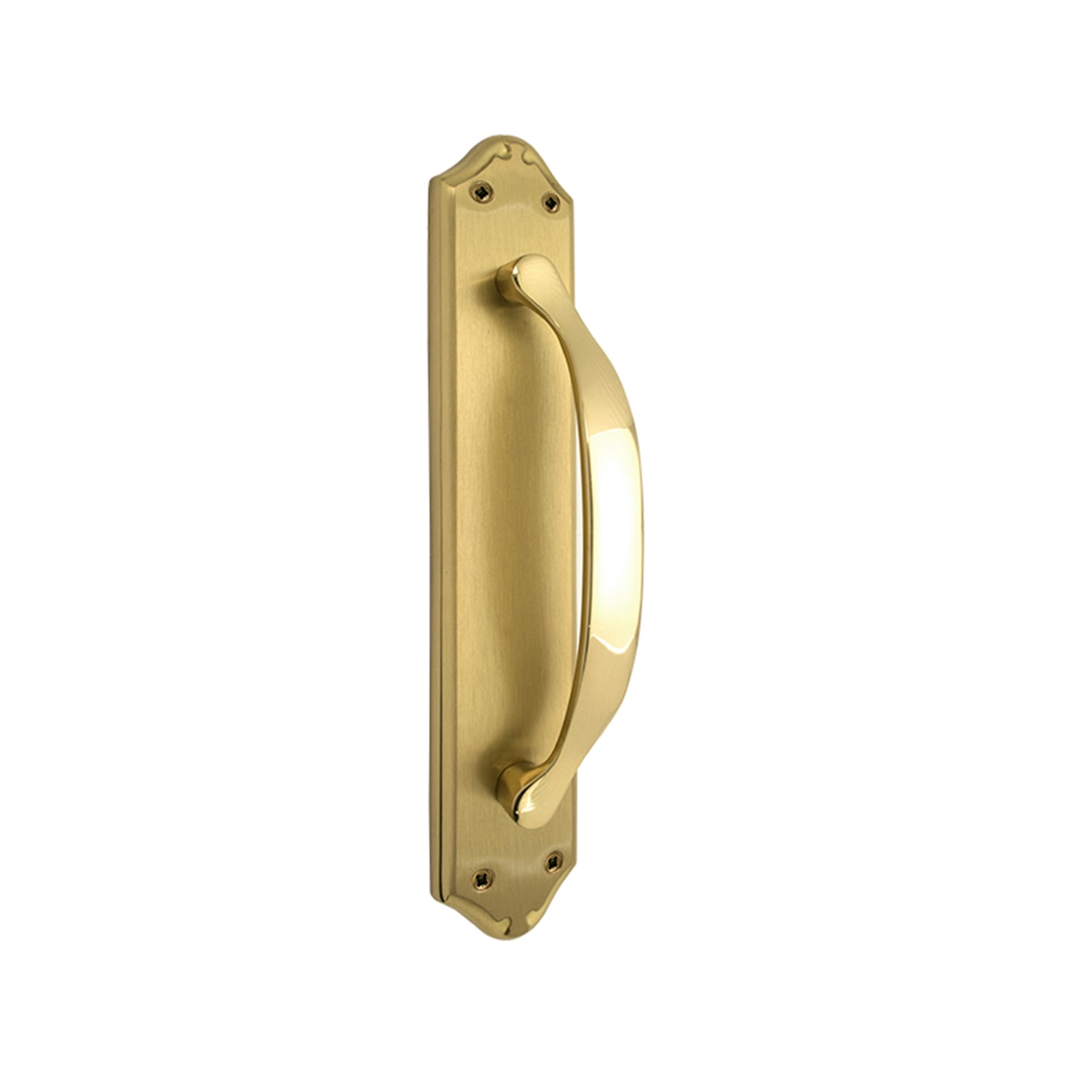 Tirador de Placa para Puertas Interior 276 x 49 x 48 mm Dorado Pulido Satinado-1