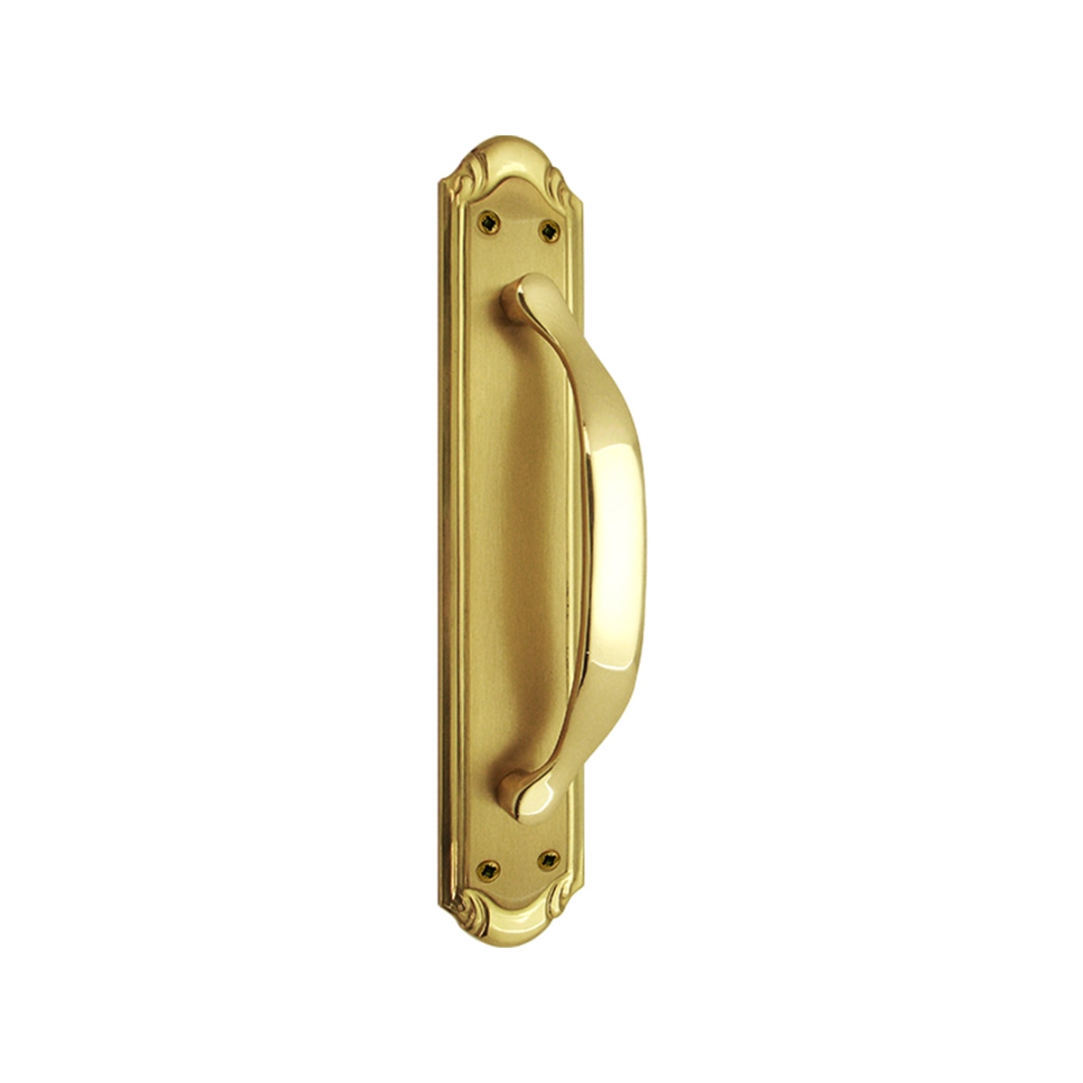 Tirador de Placa para Puertas Interior 262 x 48 x 48 mm Dorado Pulido Satinado-1