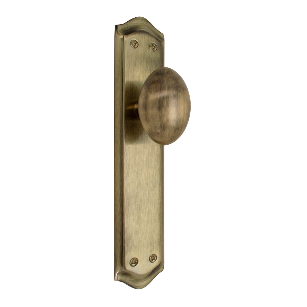 Pomo con Placa para Puertas de Paso Interior 256 x 49 x 48 mm Cuero-1