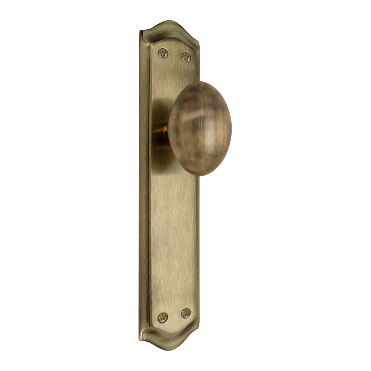 Pomo con Placa para Puertas de Paso Interior 256 x 49 x 48 mm Cuero-1