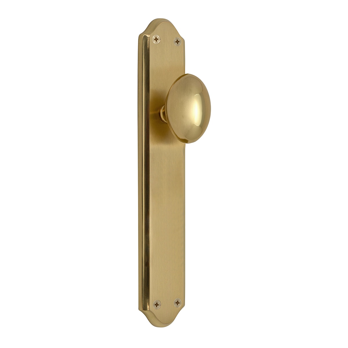 Imagen 0 de Pomo con Placa para Puertas de Paso Interior 256 x 49 x 48 mm