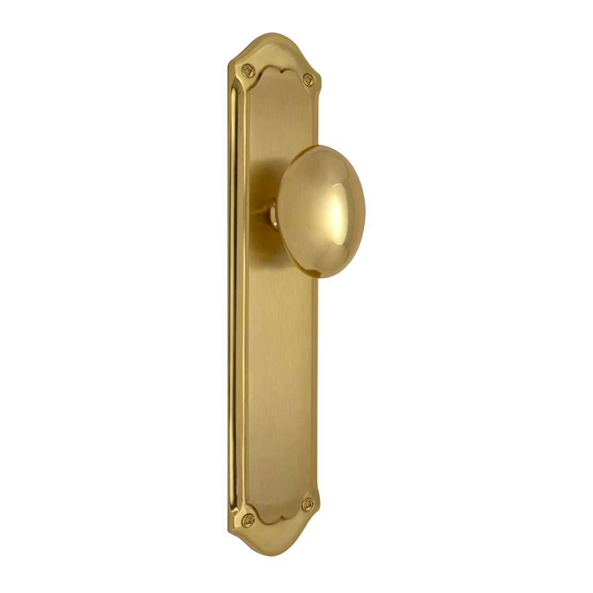 Imagen 0 de Pomo con Placa para Puertas de Paso Interior 273 x 53 x 48 mm