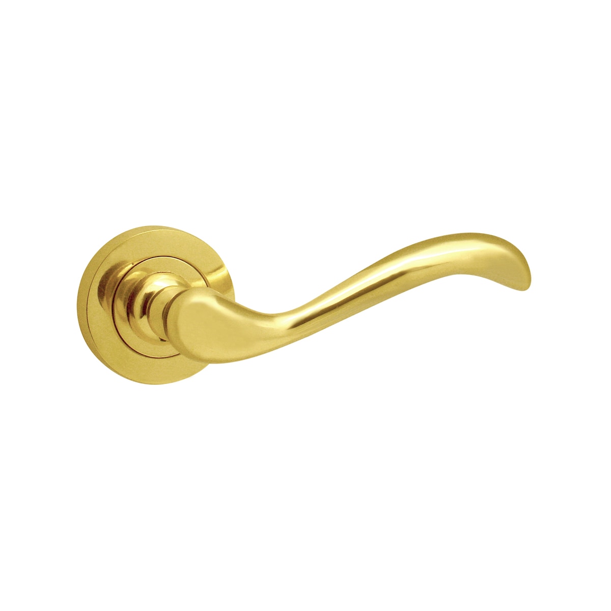 Juego Manilla Roseta Redonda 50 x 125 x 60 mm Dorado Pulido-1