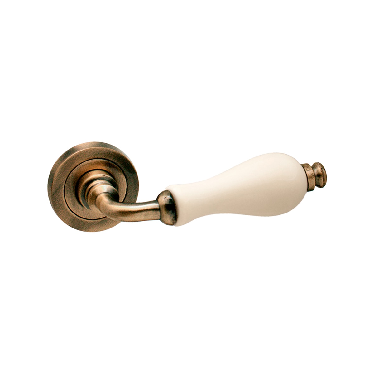 Imagen 0 de Juego Manilla Roseta Redonda con Porcelana 50 x 145 x 65 mm