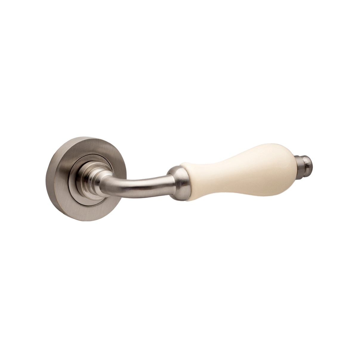Imagen 0 de Juego Manilla Roseta Redonda con Porcelana 50 x 145 x 65 mm