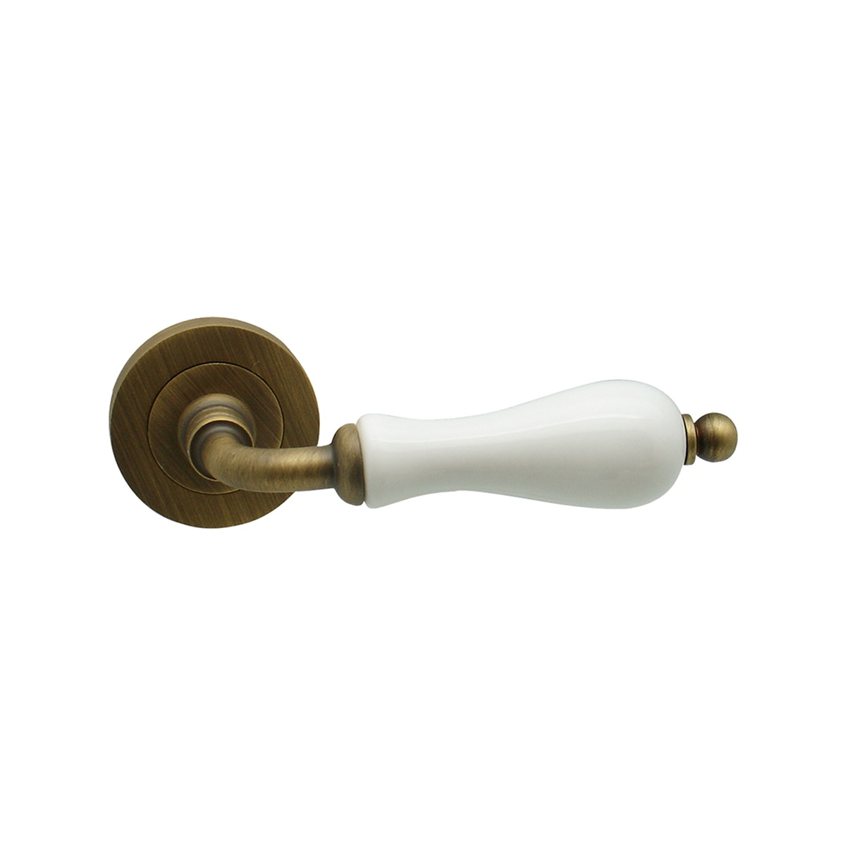 Imagen 0 de Juego Manilla Roseta Redonda con Porcelana 50 x 145 x 65 mm